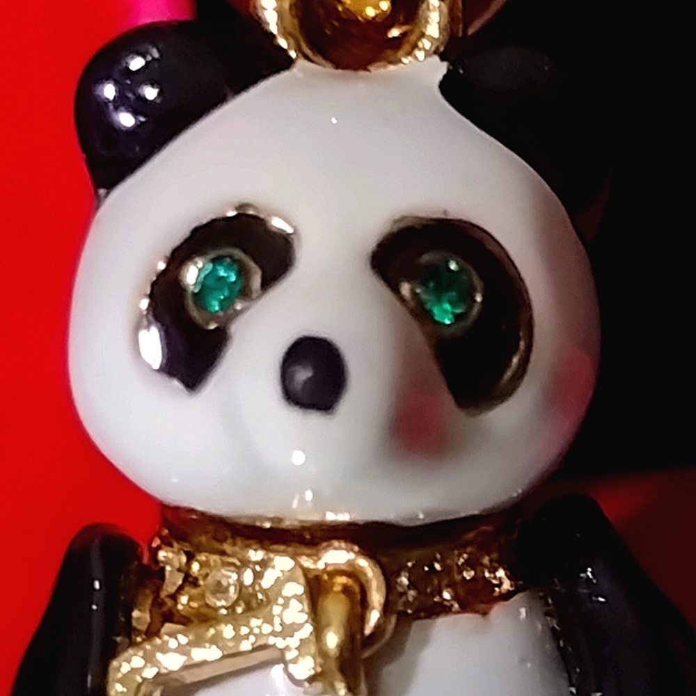 🐼 JUICY Panda Green 👀 🐼 Bear Never Removed From 🎁 NWT